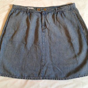 GAP 1969 Denim Skirt with Pockets Size 16